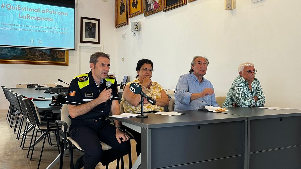 La autoridades municipales han presentado este jueves la campaña de sensibilización sobre las fiestas patronales.