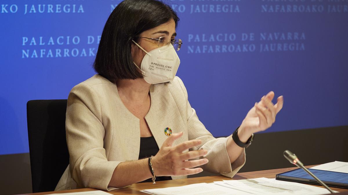 La ministra de Sanidad, Carolina Darias.