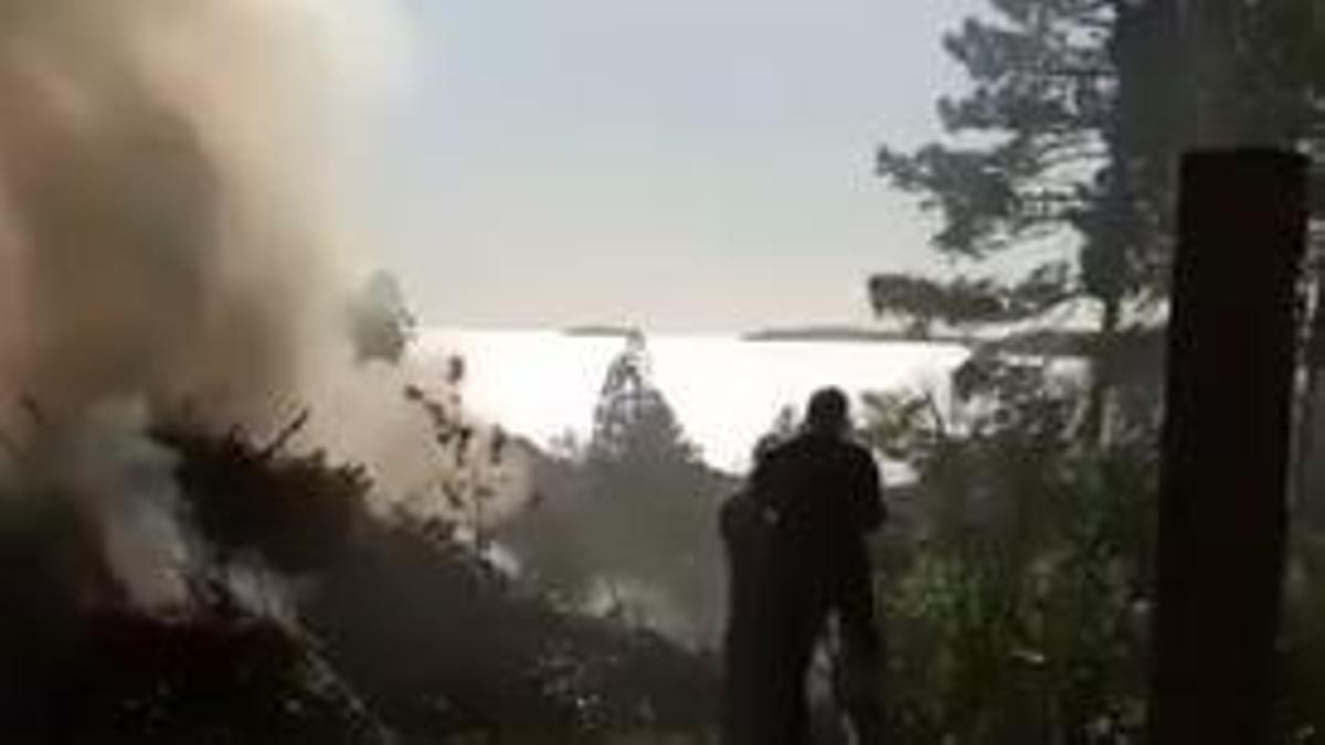 Imagen del incendio