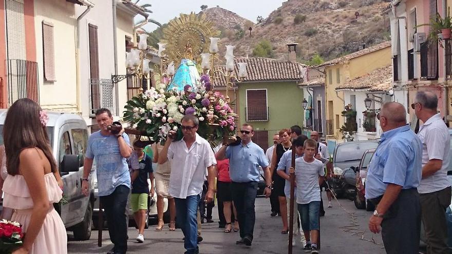 La Atriaca Baixa de Xàtiva recupera sus fiestas en honor a la Pilarica