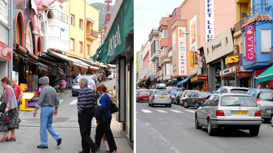 El Portús és una zona comercial amb més de noranta negocis.