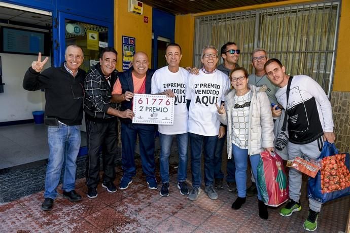 LAS PALMAS DE GRAN CANARIA 06-01-2019 LAS PALMAS DE GRAN CANARIA. Segundo Premio de la Loteria de El Niño en la Administración nº 36 del Barrio de La Feria y la Administración nº 22 de la calle Tenerife, en la foto Administracion de Loteria nº36 del Barrio de la Feria.  FOTOS: JUAN CASTRO