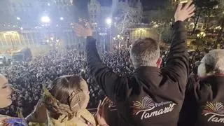 VÍDEO - Tamarit impone la fuerza del sonido en la "mascletà de colors" del 14 de marzo