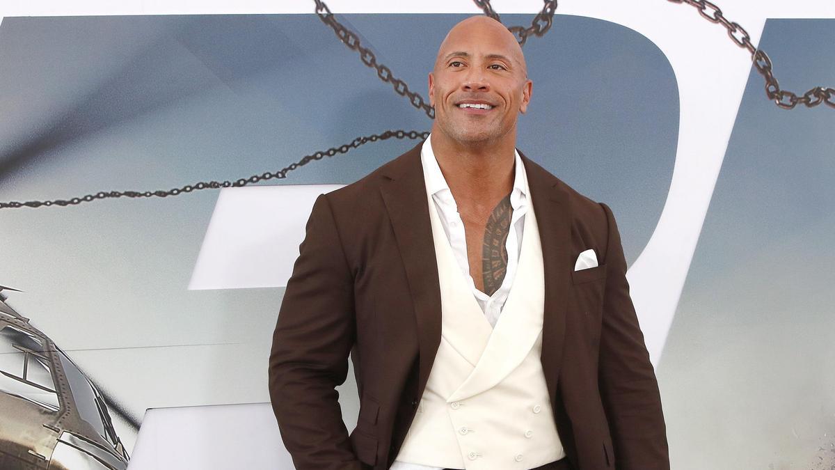 El actor estadounidense Dwayne Johnson.