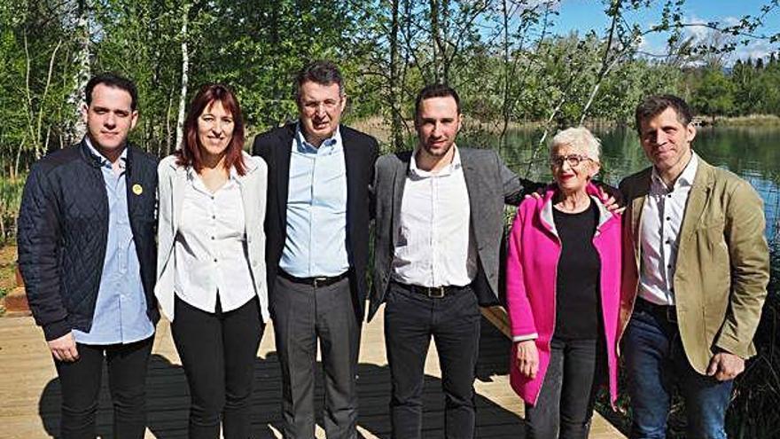 Nous membres de la candidatura a Banyoles.