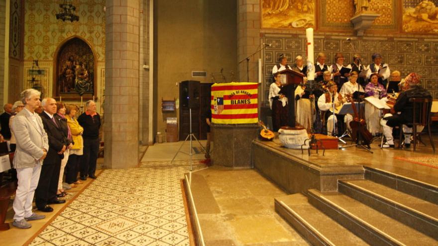 Blanes: L&#039;Agrupació Aragonesa celebra Sant Jordi