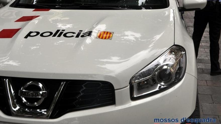 Un vehicle patrulla dels Mossos