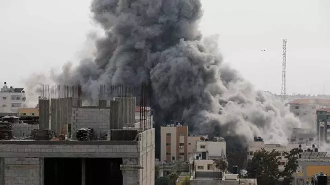 Així ha quedat la ciutat de Gaza després del bombardeig d'Israel