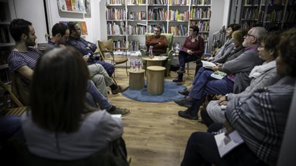 club de lectura librería Atzavara con Jordi Puntí