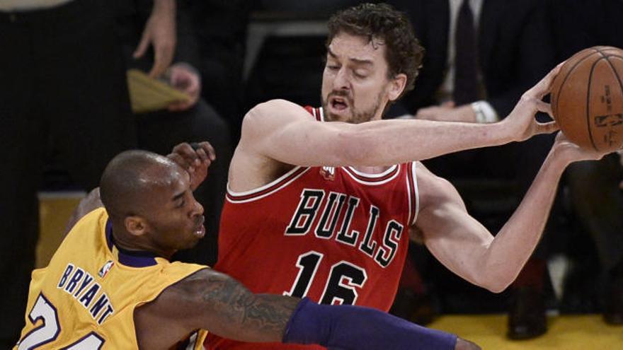 Kobe Bryant y Pau Gasol