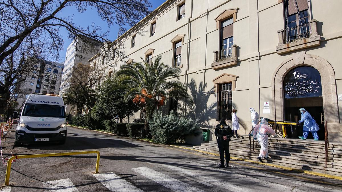 La última vez que se utilizaron las instalaciones del Nuestra Señora de la Montaña para covid fue en enero.