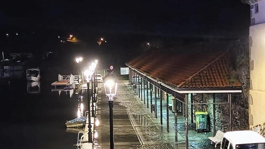 Los ríos Mandeo y Mendo sufren desbordamientos en Betanzos tras las lluvias de las últimas semanas