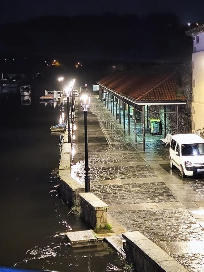 Los ríos Mandeo y Mendo sufren desbordamientos en Betanzos tras las lluvias de las últimas semanas
