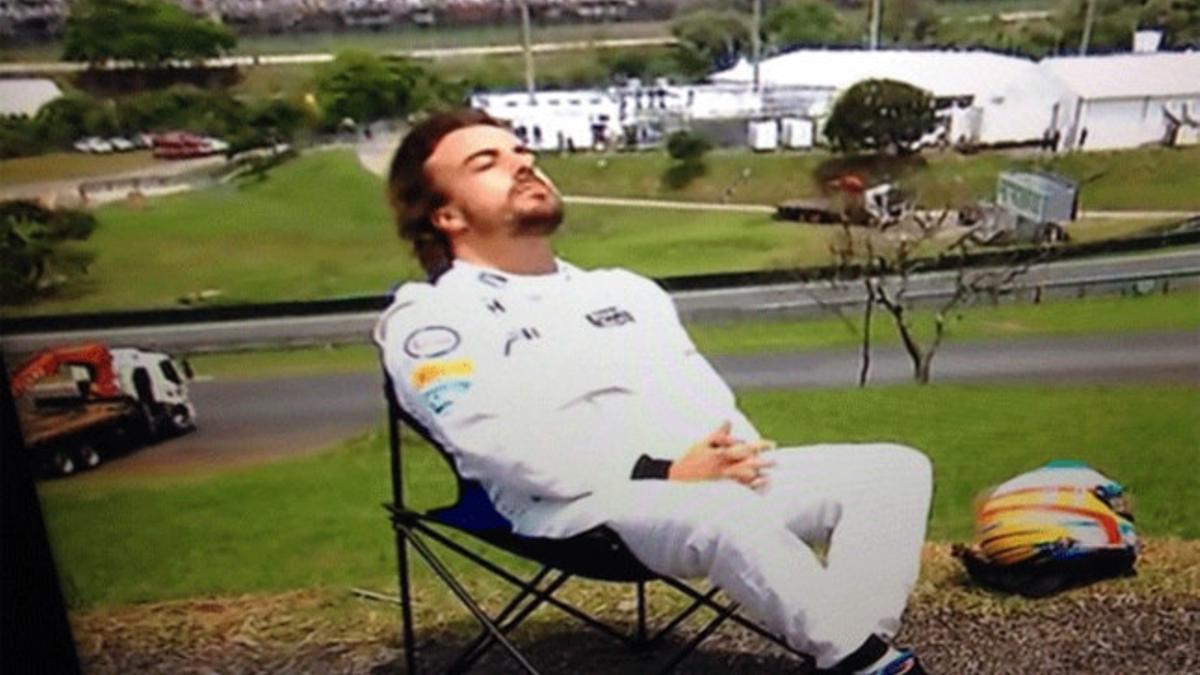 Fernando Alonso toma el son el GP de Brasil