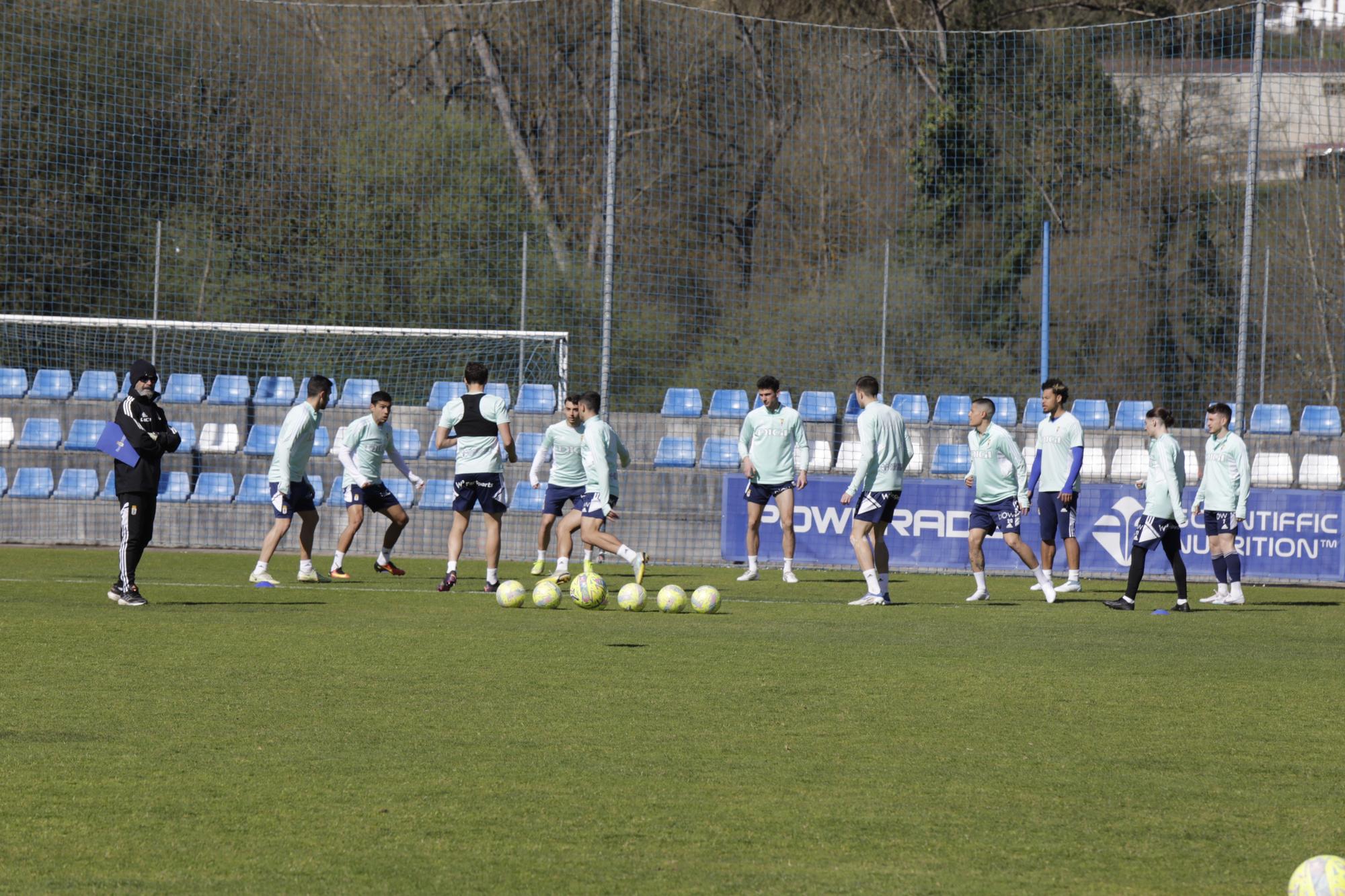 EN IMÁGENES: el entrenamiento del Oviedo