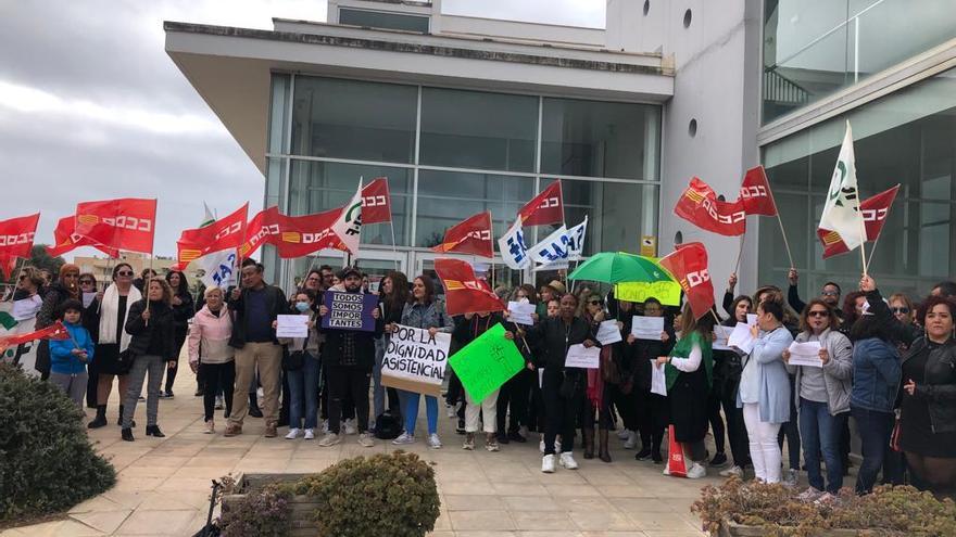 Nueva protesta de los trabajadores de las residencias del Govern en Ibiza