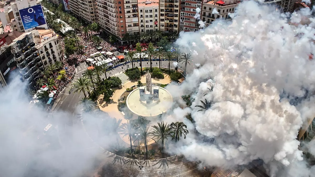 Mediterráneo arrasa en el concurso con la histórica mascletà del 22 de junio