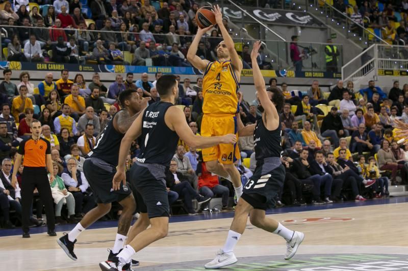 08.01.19. Las Palmas de Gran Canaria. Baloncesto Euroliga temporada 2018-19. Herbalife Gran Canaria - Real Madrid. Gran Canaria Arena Foto Quique Curbelo  | 08/01/2019 | Fotógrafo: Quique Curbelo