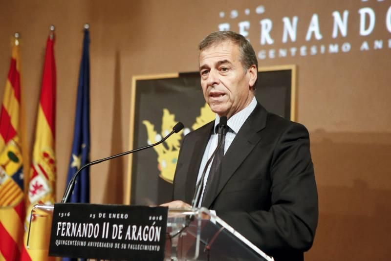 Aragón ensalza a Fernando II