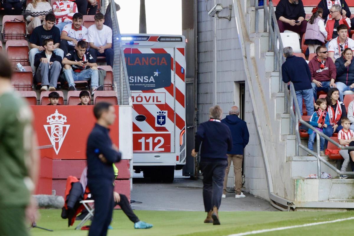 EN IMÁGENES: La suspensión del partido Sporting-Leganés por el fallecimiento de un aficionado