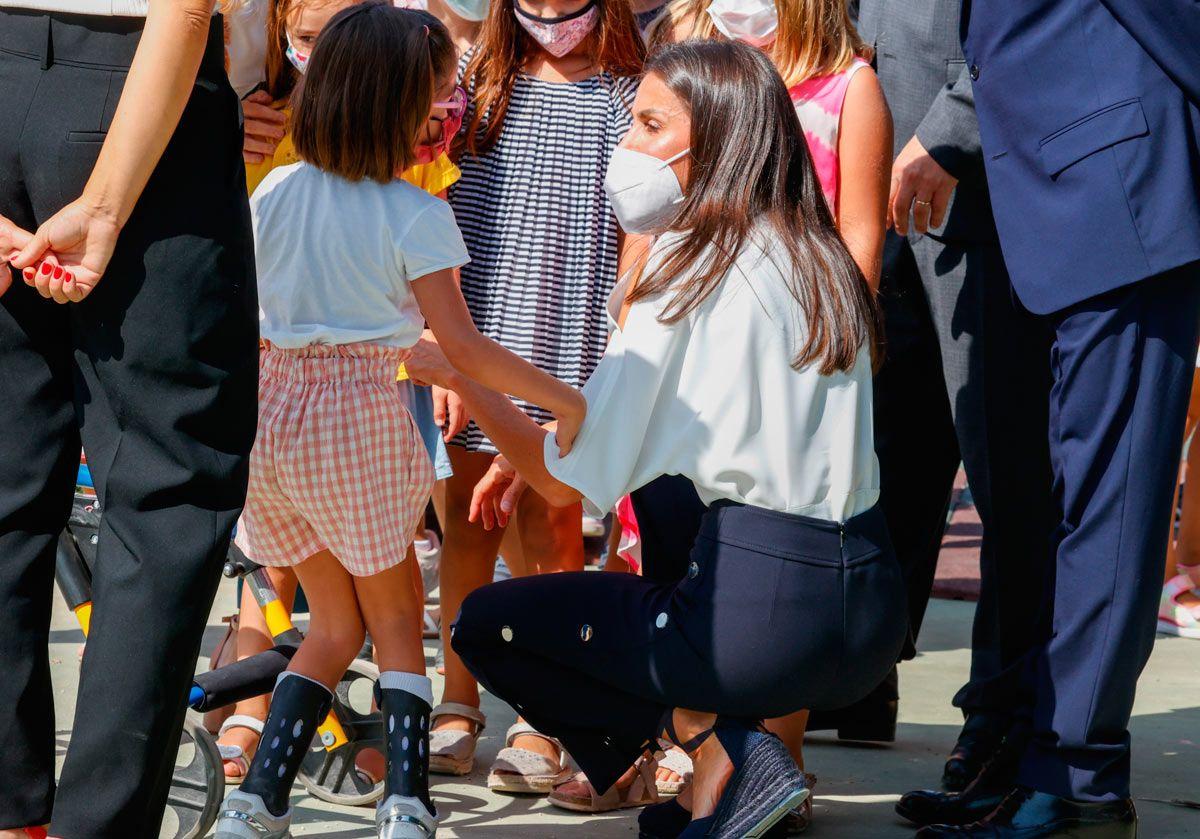 La reina Letizia inaugura el curso escolar 2021/2022 desde Zuera, Zaragoza