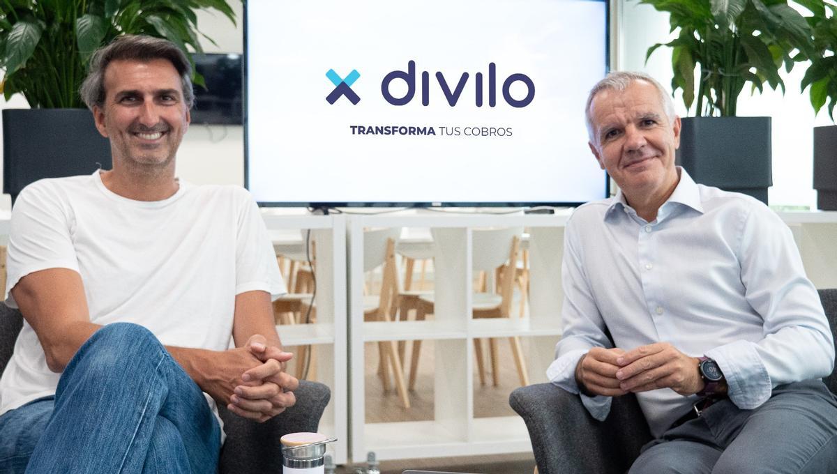 De izquierda a derecha, el fundador de Divilo, Juan Guruceta, y el director general de la compañía, Celestino García.