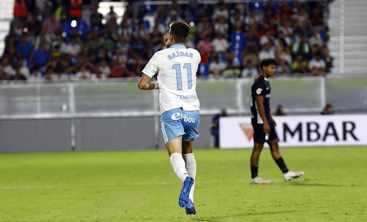 Bazdar, tras anotar ante el Andorra en Liga su único gol en este curso