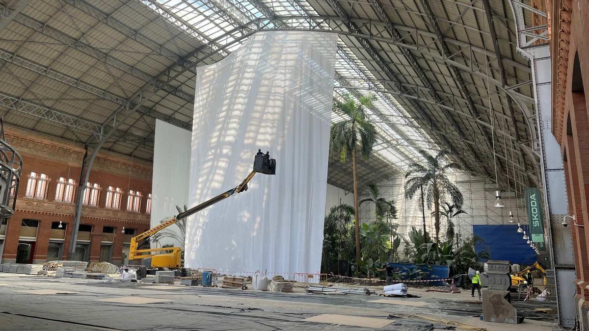 Adif encara la última fase de las obras de remodelación de la marquesina de Puerta de Atocha