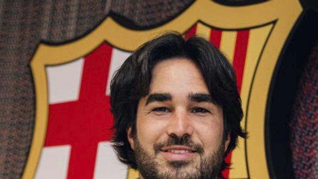 Romeu, ahir després de renovar. | GERMÁN PARGA / FCB