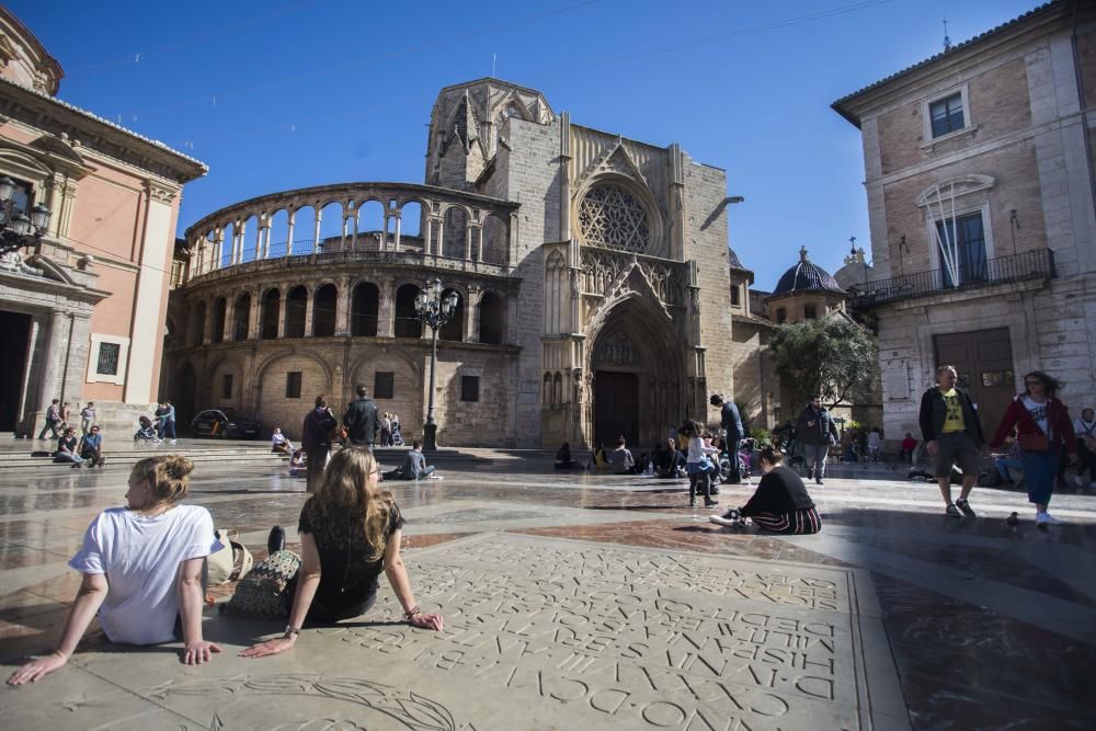 Jornada de calor en València