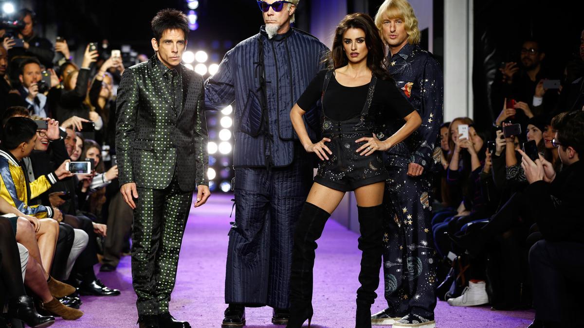 Los protagonistas desfilan en el estreno mundial de 'Zoolander 2'