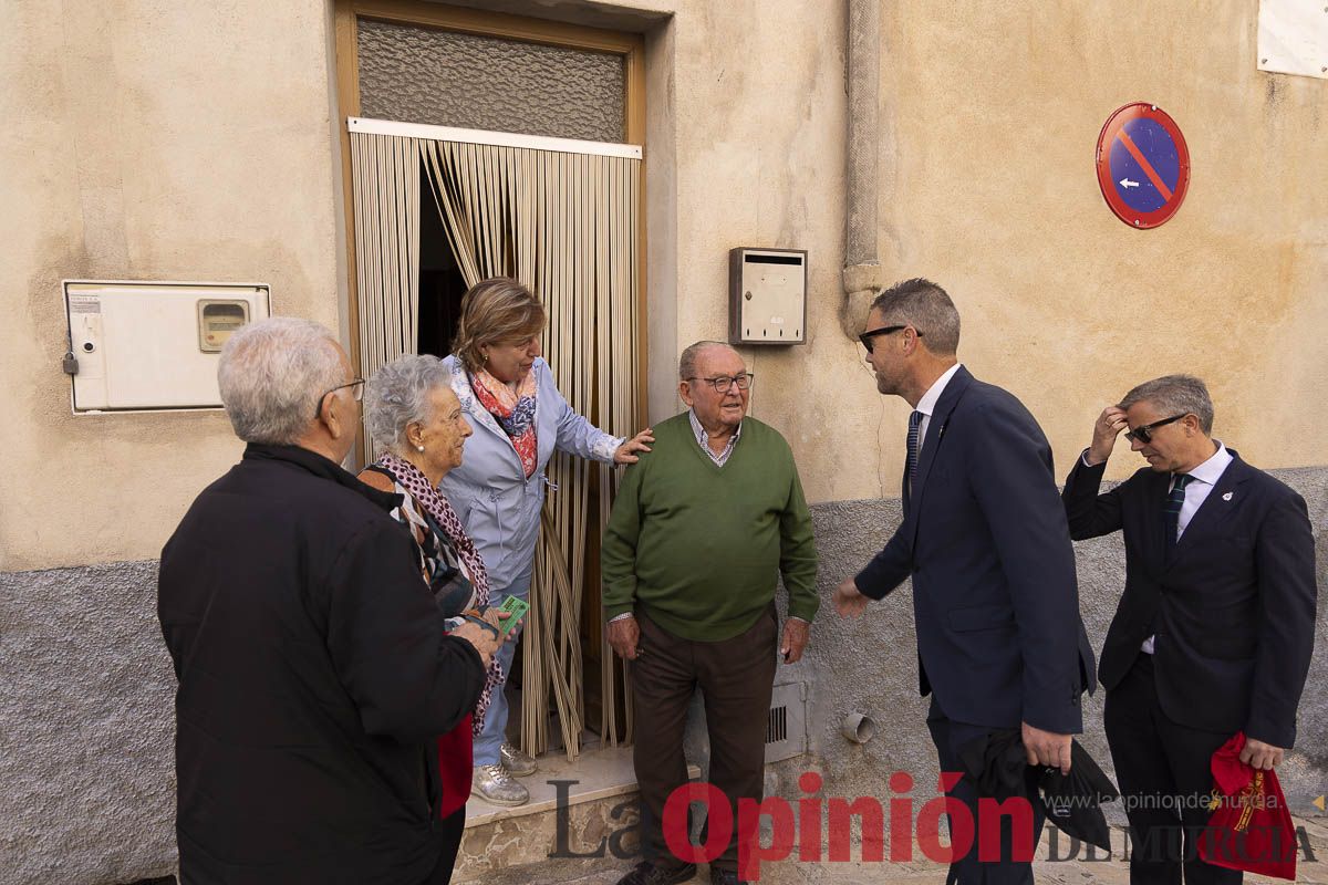 Corporación, Cofradía y Bandos realizan la 'Pedimenta' en Caravaca