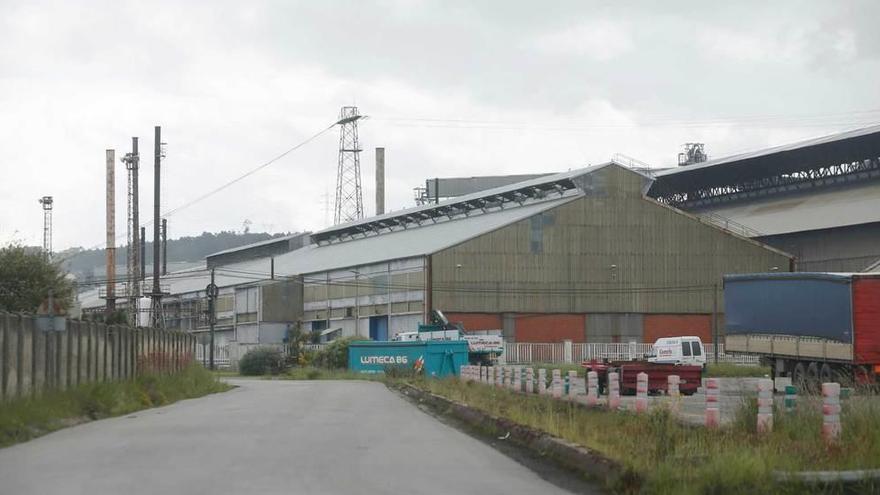 La fábrica de Alcoa en Avilés.