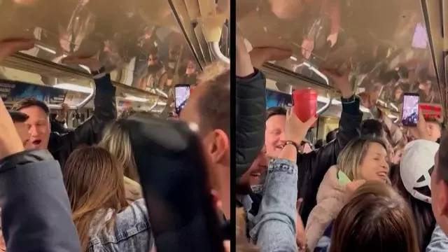 "¡Se acabó! ¡Rusos, a casa!": alegría en el metro de Budapest por la derrota de Orbán