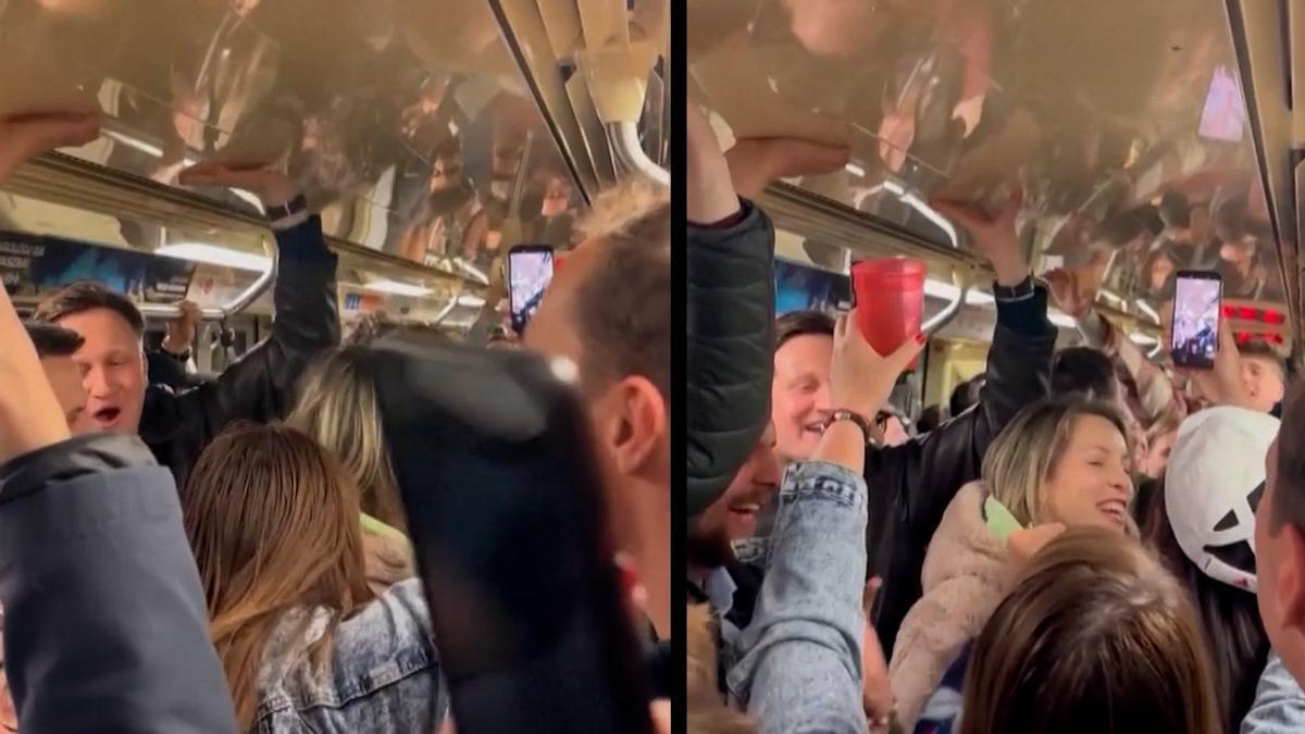 ORBÁN HUNGRÍA ELECCIONES | «¡Se acabó! ¡Rusos, a casa!»: alegría en el metro de Budapest por la derrota de Orbán