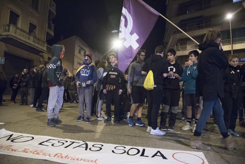 Manifestació contra la sentència del cas de violació a una menor a Manresa