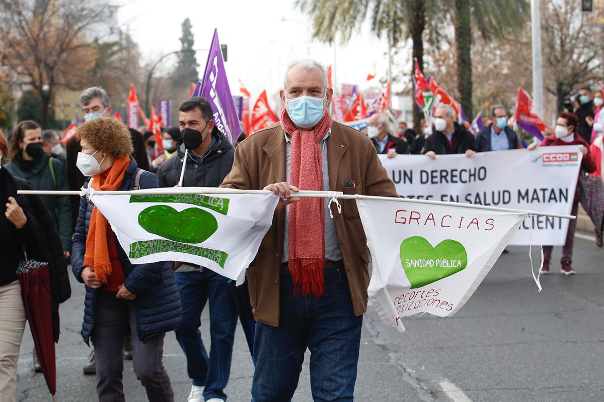 Manifestación en defensa de la sanidad pública