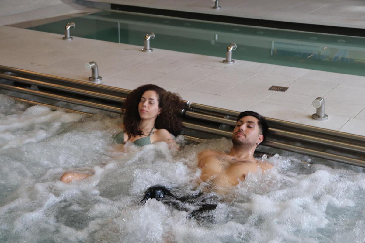 En el spa el relax es total.