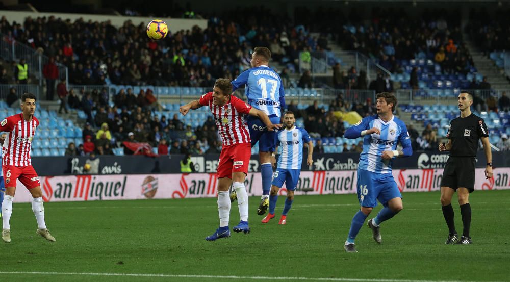 El conjunto blanquiazul regaló dos puntos en el último suspiro tras el tanto de Luis Rioja, que igualó el gol inicial de Adrián