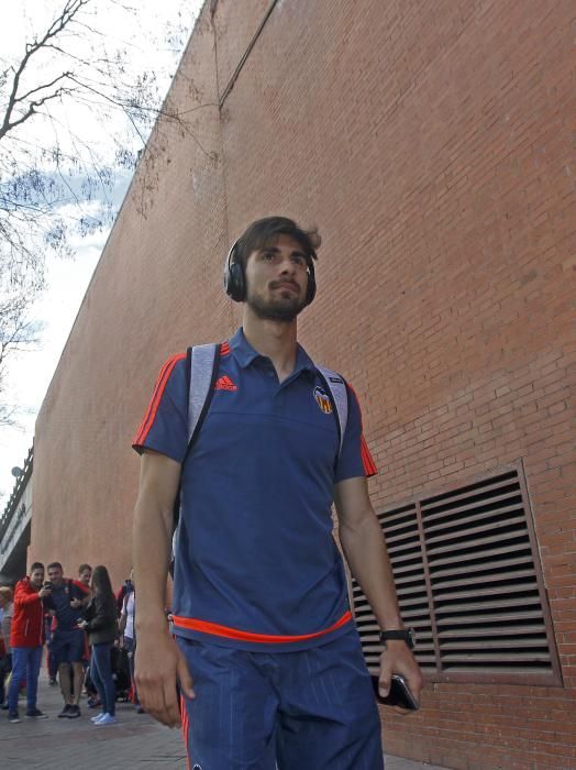 La expedición del Valencia ya está en Madrid