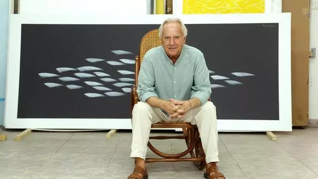 Manuel Ruibal, artista: «Donde mejor estoy en el mundo es en mi estudio o nadando en Aguete»
