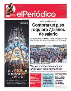 La portada de EL PERIÓDICO del 30 de marzo de 2026