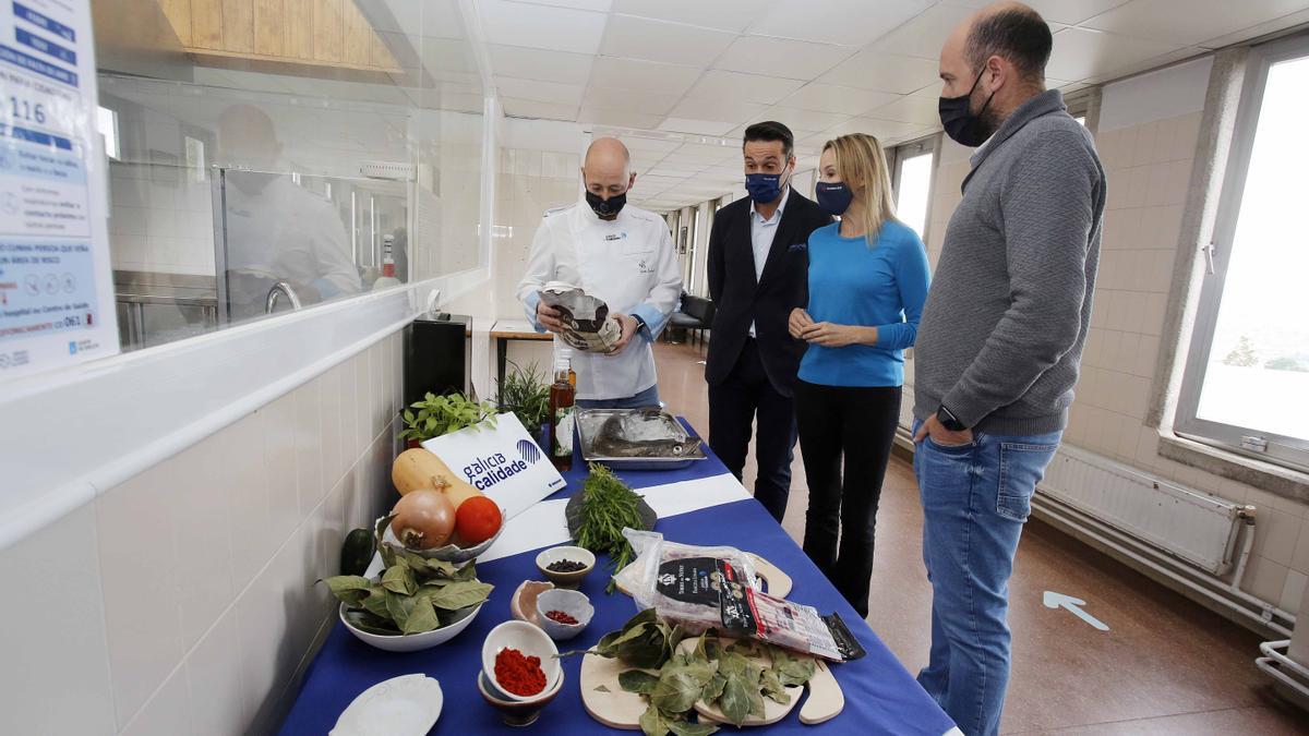 Visita de Iñaki Bretal al CIFP Manuel Antonio de Vigo.