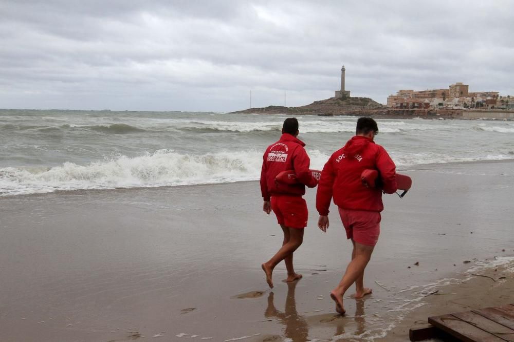 Temporal en Cabo de Palos y La Manga