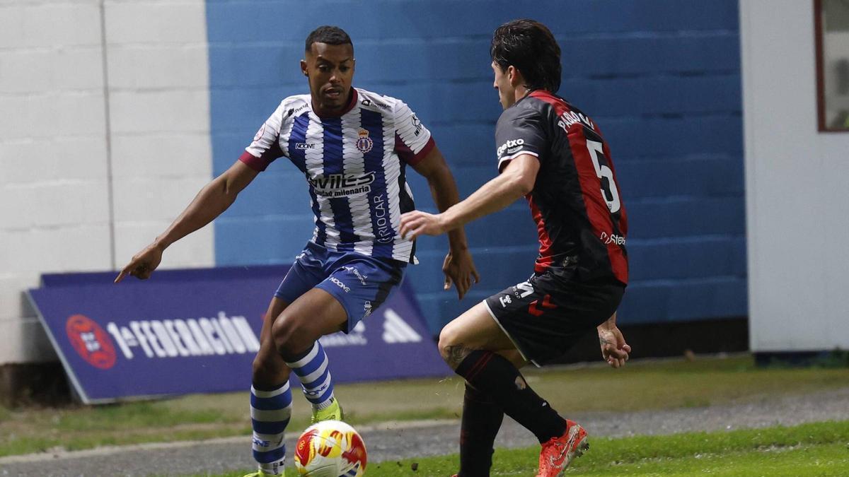 Quicala, en el partido ante el Arenas de Getxo.