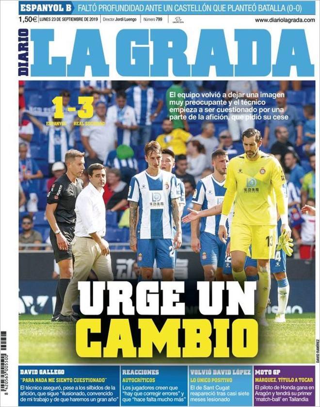 Portada de La Grada del 23 de septiembre de 2019