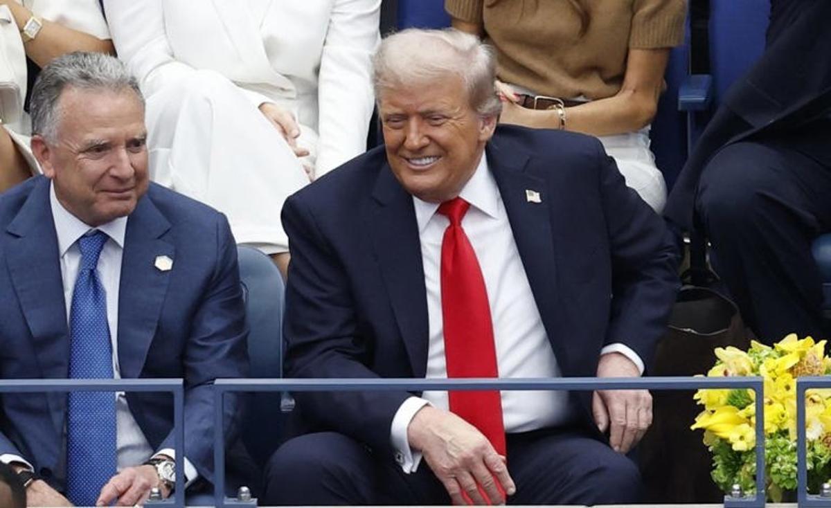 Donald Trump, por recomendación de la organización, decidió acudir a la jornada de tarde