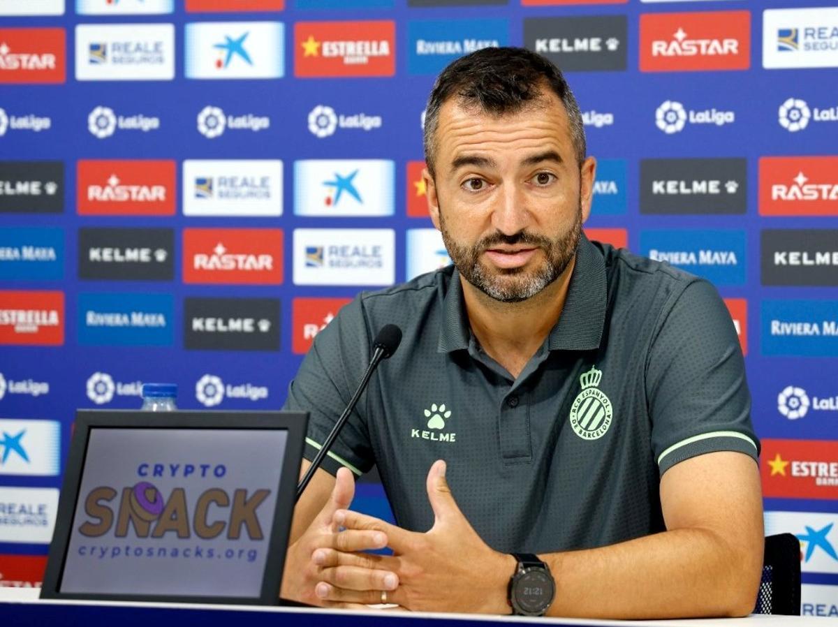 Diego Martínez, entrenador del Espanyol