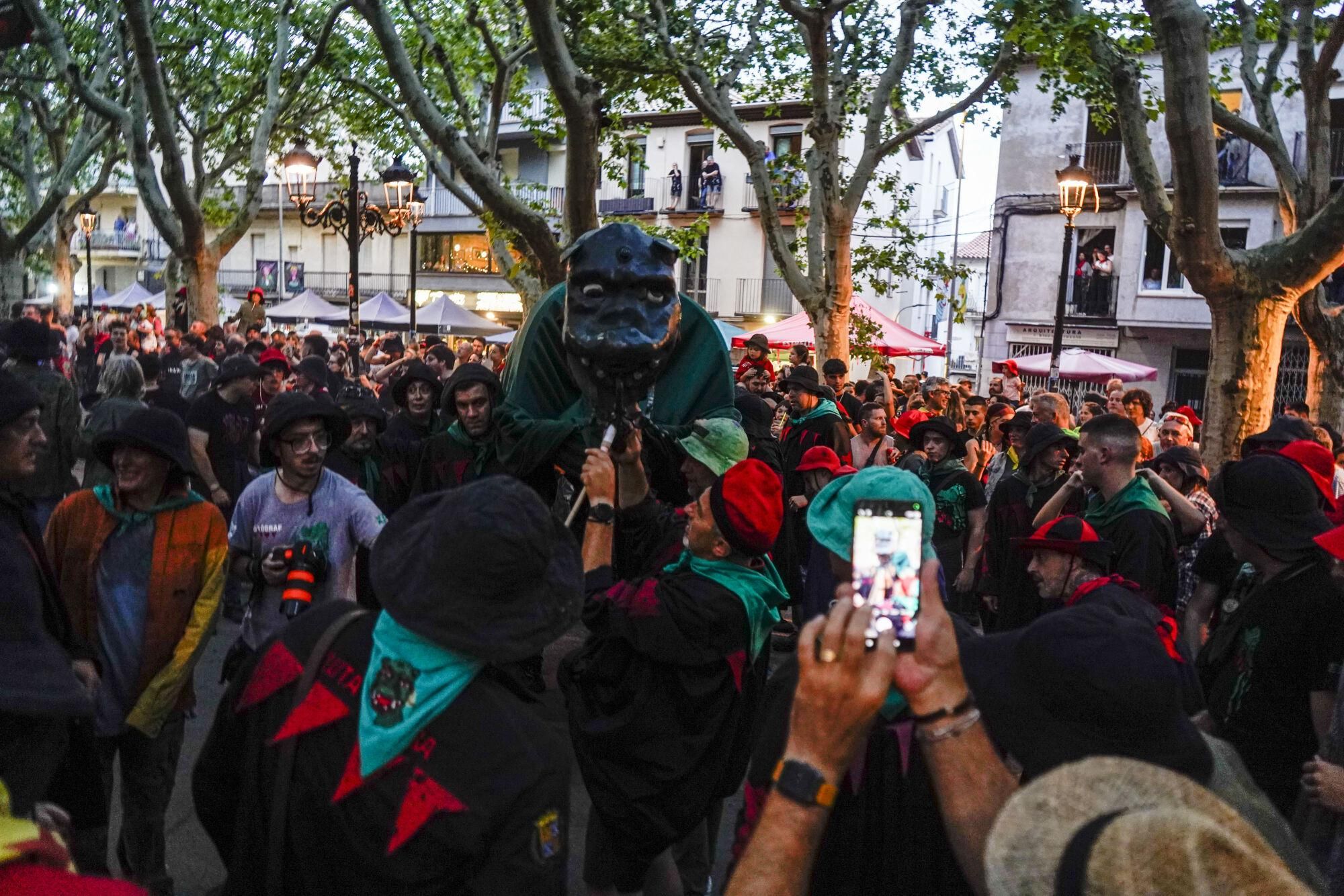 Passacarrers de Patum de dissabte