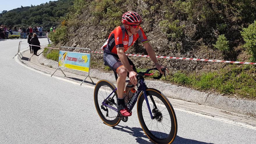 Rubén Ruzafa, en plena prueba sobre la bicicleta.